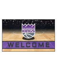 Sacramento Kings Rubber Door Mat  18in. x 30in. Purple by   