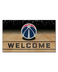 Washington Wizards Crumb Rubber Door Mat by   