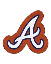Atlanta Braves Mascot Rug  in A in  Logo Navy by   