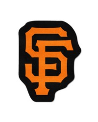San Francisco Giants Mascot Rug Black by   