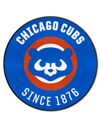 Chicago Cubs Roundel Rug  27in. Diameter1990 Blue by   