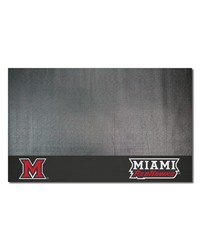Miami OH Redhawks Vinyl Grill Mat  26in. x 42in. Black by   