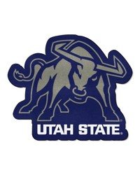 Utah State Aggies Mascot Rug Navy by   