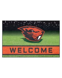 Oregon State Beavers Rubber Door Mat  18in. x 30in. Black by   