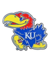 Kansas Jayhawks 3D Color Metal Emblem Blue by   