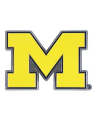 Michigan Wolverines 3D Color Metal Emblem Blue by   