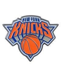 New York Knicks 3D Color Metal Emblem Blue by   