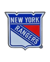 New York Rangers 3D Color Metal Emblem Blue by   