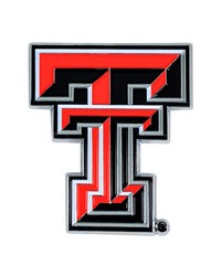 Texas Tech Red Raiders 3D Color Metal Emblem Red by   