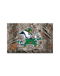 Notre Dame Fighting Irish Rubber Scraper Door Mat  Leprechaun Alternate Logo Camo Camo by   