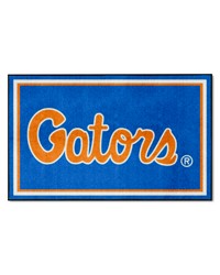 Florida Gators 4ft. x 6ft. Plush Area Rug  in Gators in  Blue by   
