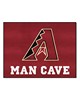 Fan Mats  LLC Arizona Diamondbacks All-Star Mat Man Cave Black