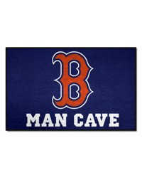 Boston Red Sox Man Cave Starter Mat Accent Rug  19in. x 30in. Navy by   