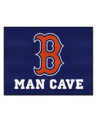 Boston Red Sox Man Cave AllStar Rug  34 in. x 42.5 in. Navy by   