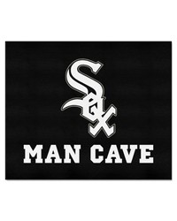 Chicago White Sox Man Cave Tailgater Rug  5ft. x 6ft. Black by   