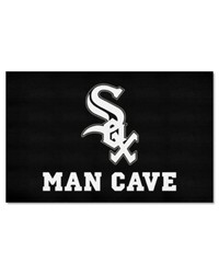Chicago White Sox Man Cave UltiMat Rug  5ft. x 8ft. Black by   