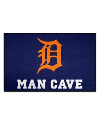 Detroit Tigers Man Cave Starter Mat Accent Rug  19in. x 30in. Navy by   