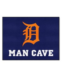 Detroit Tigers Man Cave AllStar Rug  34 in. x 42.5 in. Navy by   