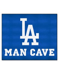 Los Angeles Dodgers Man Cave Tailgater Rug  5ft. x 6ft. Blue by   