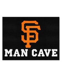 San Francisco Giants Man Cave AllStar Rug  34 in. x 42.5 in. Black by   