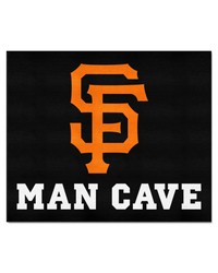 San Francisco Giants Man Cave Tailgater Rug  5ft. x 6ft. Black by   