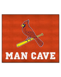 St. Louis Cardinals Man Cave Tailgater Rug  5ft. x 6ft. Red by   