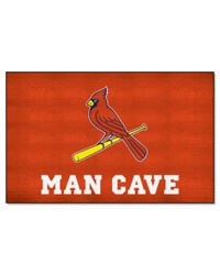 St. Louis Cardinals Man Cave UltiMat Rug  5ft. x 8ft. Red by   