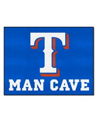 Texas Rangers Man Cave AllStar Rug  34 in. x 42.5 in. Blue by   