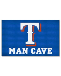 Texas Rangers Man Cave UltiMat Rug  5ft. x 8ft. Blue by   