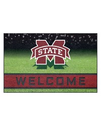 Mississippi State Bulldogs Rubber Door Mat  18in. x 30in. Maroon by   