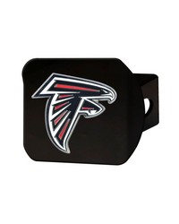 Atlanta Falcons Black Metal Hitch Cover  3D Color Emblem Red by   