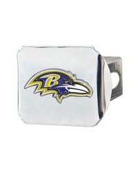 Baltimore Ravens Hitch Cover  3D Color Emblem Purple by   