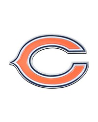 Chicago Bears 3D Color Metal Emblem Orange by   