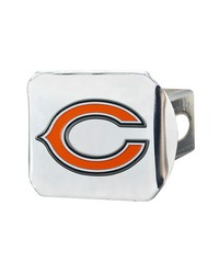 Chicago Bears Hitch Cover  3D Color Emblem Orange by   