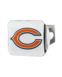 Chicago Bears Color Hitch Cover Chrome by   