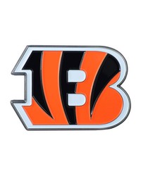 Cincinnati Bengals 3D Color Metal Emblem Orange by   