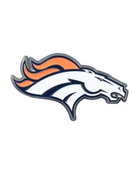 Denver Broncos 3D Color Metal Emblem Orange by   