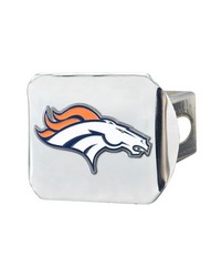 Denver Broncos Hitch Cover  3D Color Emblem Orange by   