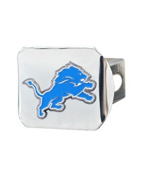 Detroit Lions Hitch Cover  3D Color Emblem Blue by   