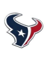 Houston Texans 3D Color Metal Emblem Blue by   