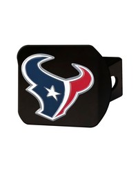 Houston Texans Black Metal Hitch Cover  3D Color Emblem Blue by   