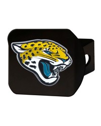 Jacksonville Jaguars Black Metal Hitch Cover  3D Color Emblem Teal by   