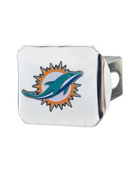 Miami Dolphins Hitch Cover  3D Color Emblem Aqua by   