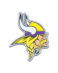 Minnesota Vikings 3D Color Metal Emblem Yellow by   