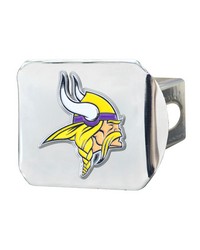 Minnesota Vikings Hitch Cover  3D Color Emblem Yellow by   