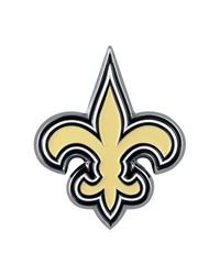 New Orleans Saints 3D Color Metal Emblem Gold by   