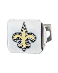 New Orleans Saints Hitch Cover  3D Color Emblem Gold by   