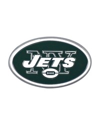 New York Jets 3D Color Metal Emblem Green by   
