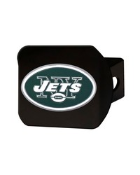 New York Jets Black Metal Hitch Cover  3D Color Emblem Green by   