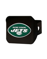 New York Jets Black Metal Hitch Cover  3D Color Emblem Green by   